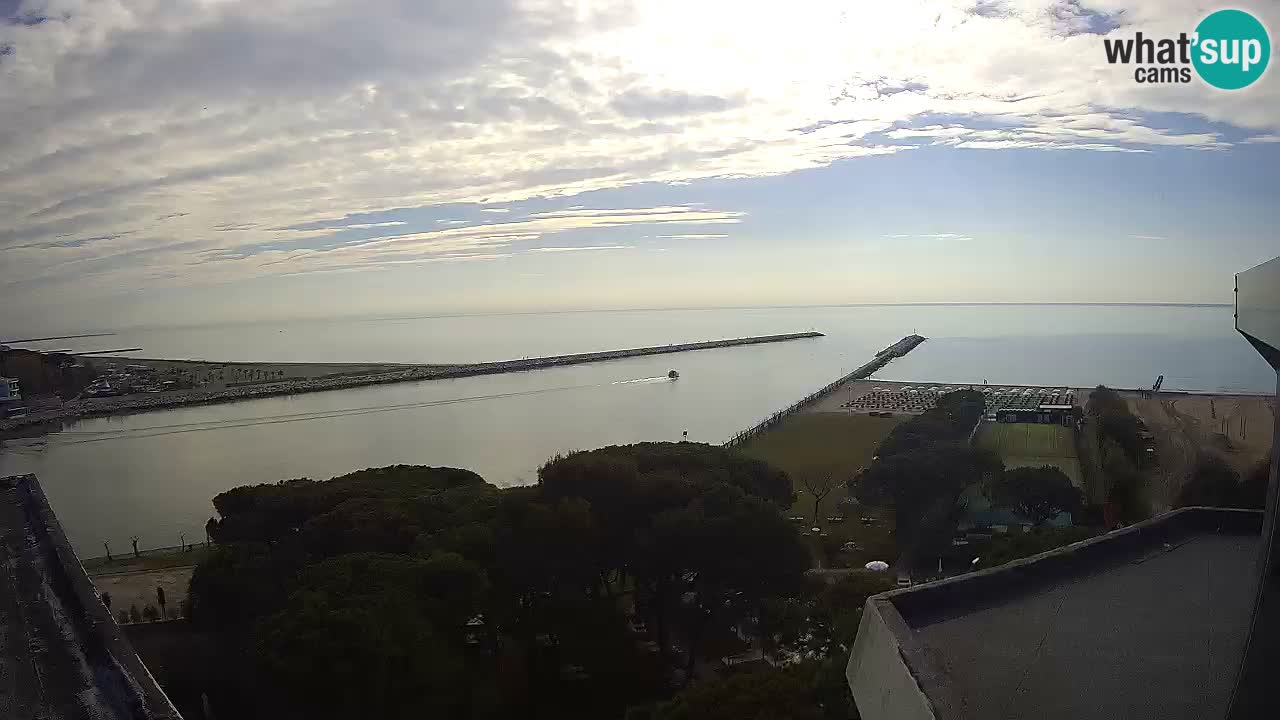 Caorle webcam Pic Nic – plage Ponente – rivière Livenza
