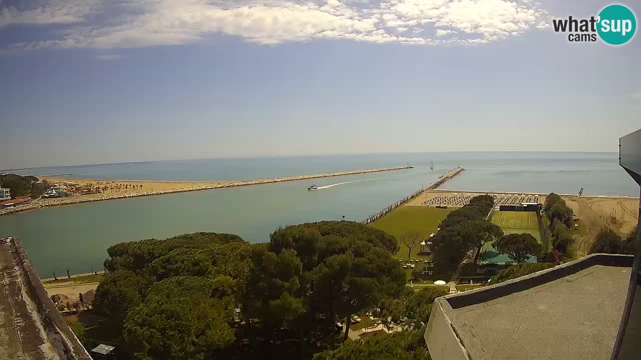 Caorle Pic Nic web cam – spiaggia Ponente – presso la foce del fiume Livenza