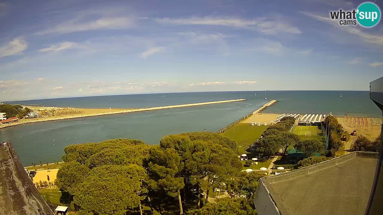 Caorle Pic Nic Ponente strand webcam – kanal Livenza