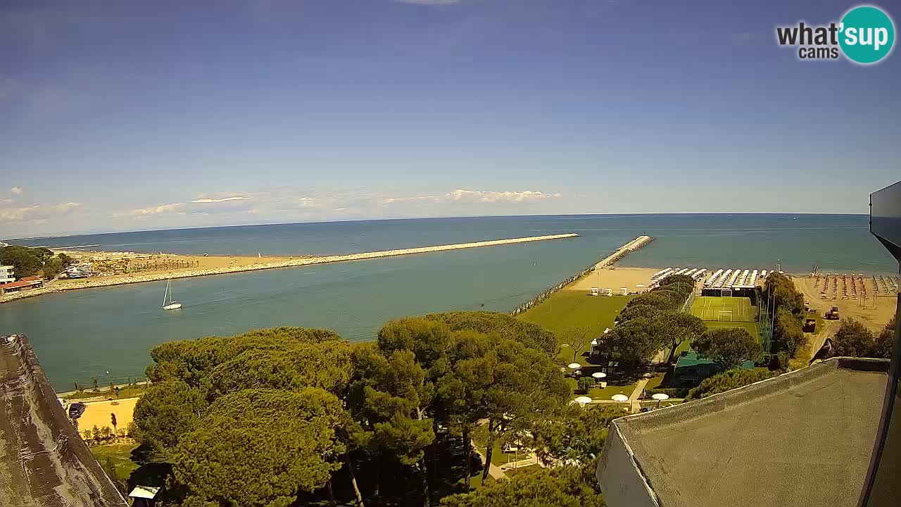 Spletna kamera Pic Nic Caorle – ob kanalu Livenza – Plaza Ponente