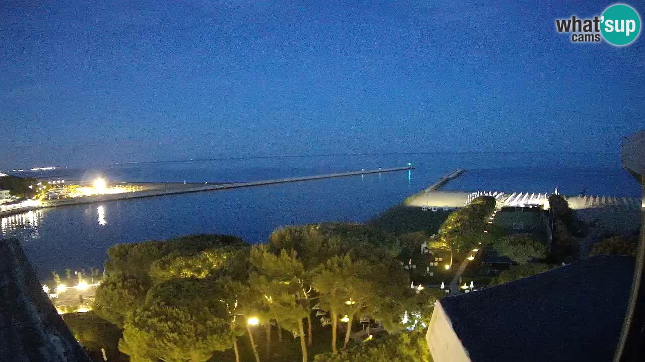 Caorle webcam Pic Nic – plage Ponente – rivière Livenza