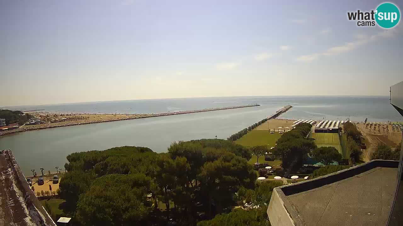 Spletna kamera Pic Nic Caorle – ob kanalu Livenza – Plaza Ponente