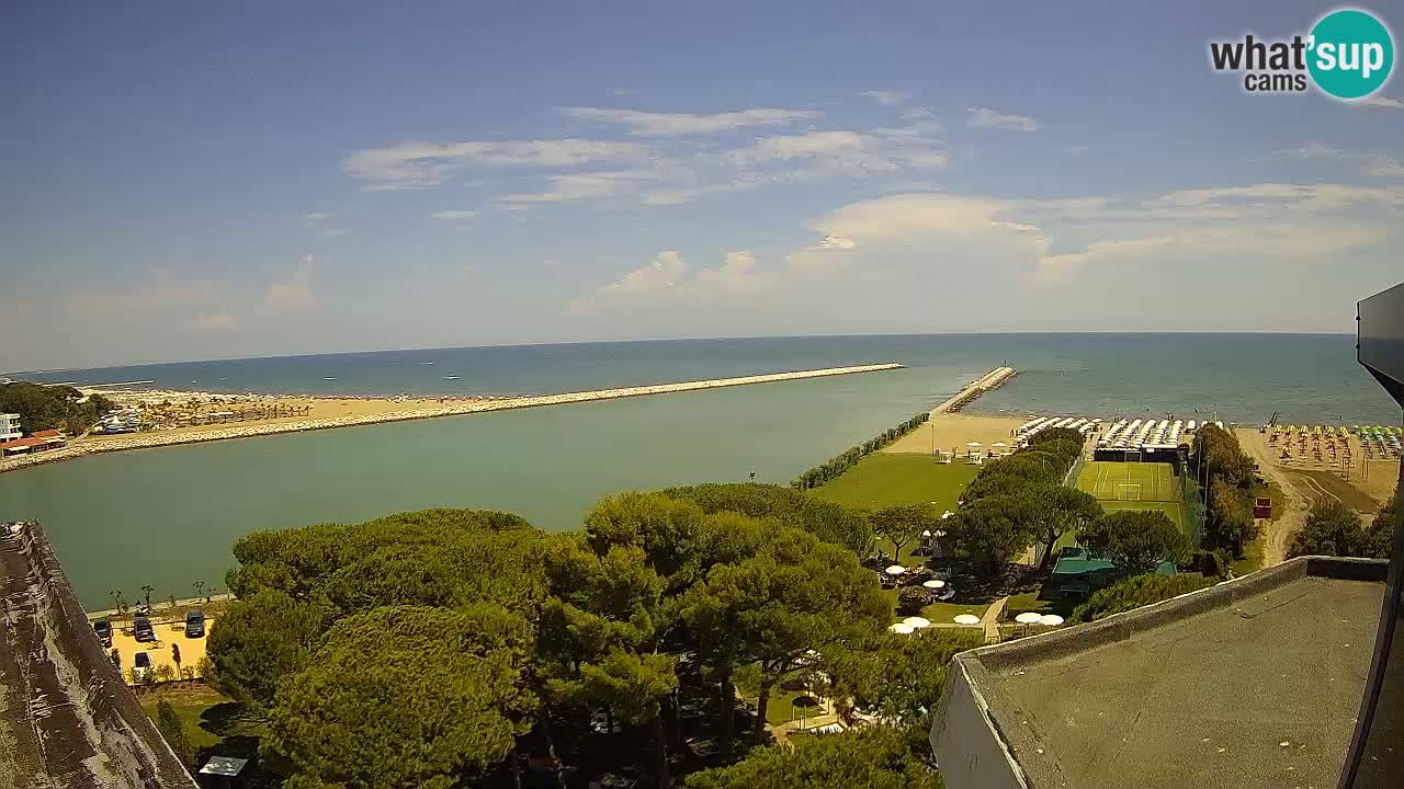 Caorle Pic Nic Ponente strand webcam – kanal Livenza