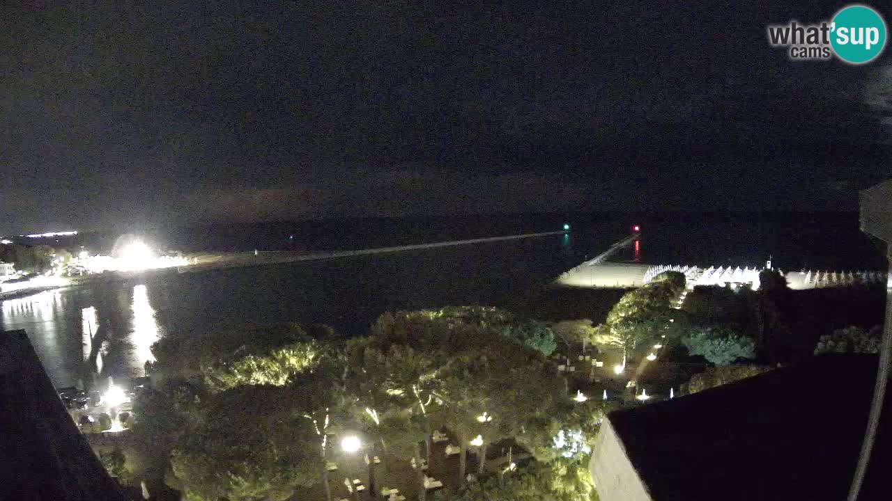 Caorle webcam Pic Nic – plage Ponente – rivière Livenza