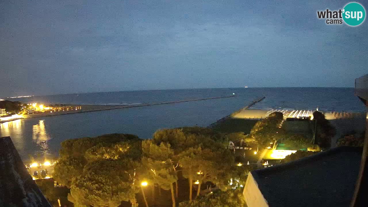 Caorle webcam Pic Nic – plage Ponente – rivière Livenza