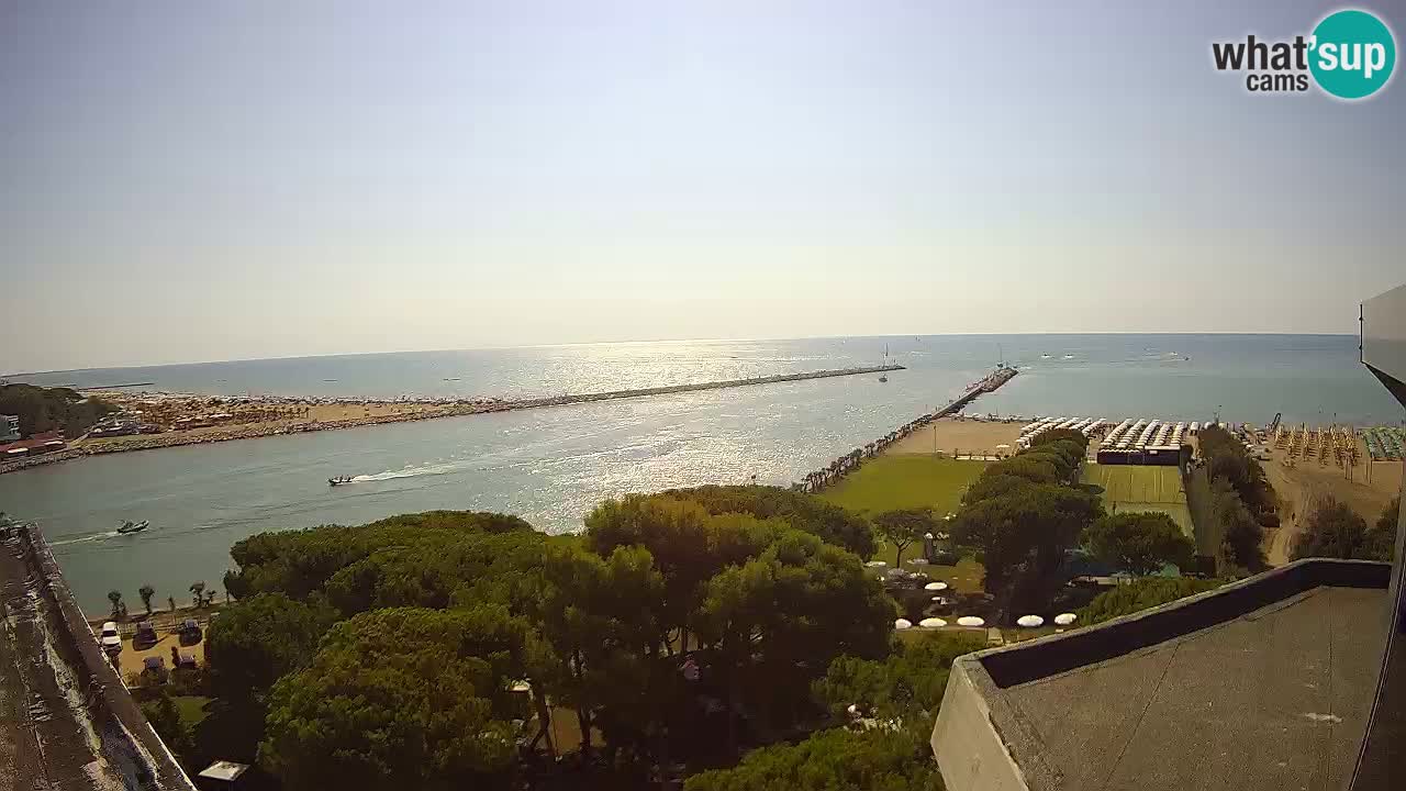Spletna kamera Pic Nic Caorle – ob kanalu Livenza – Plaza Ponente