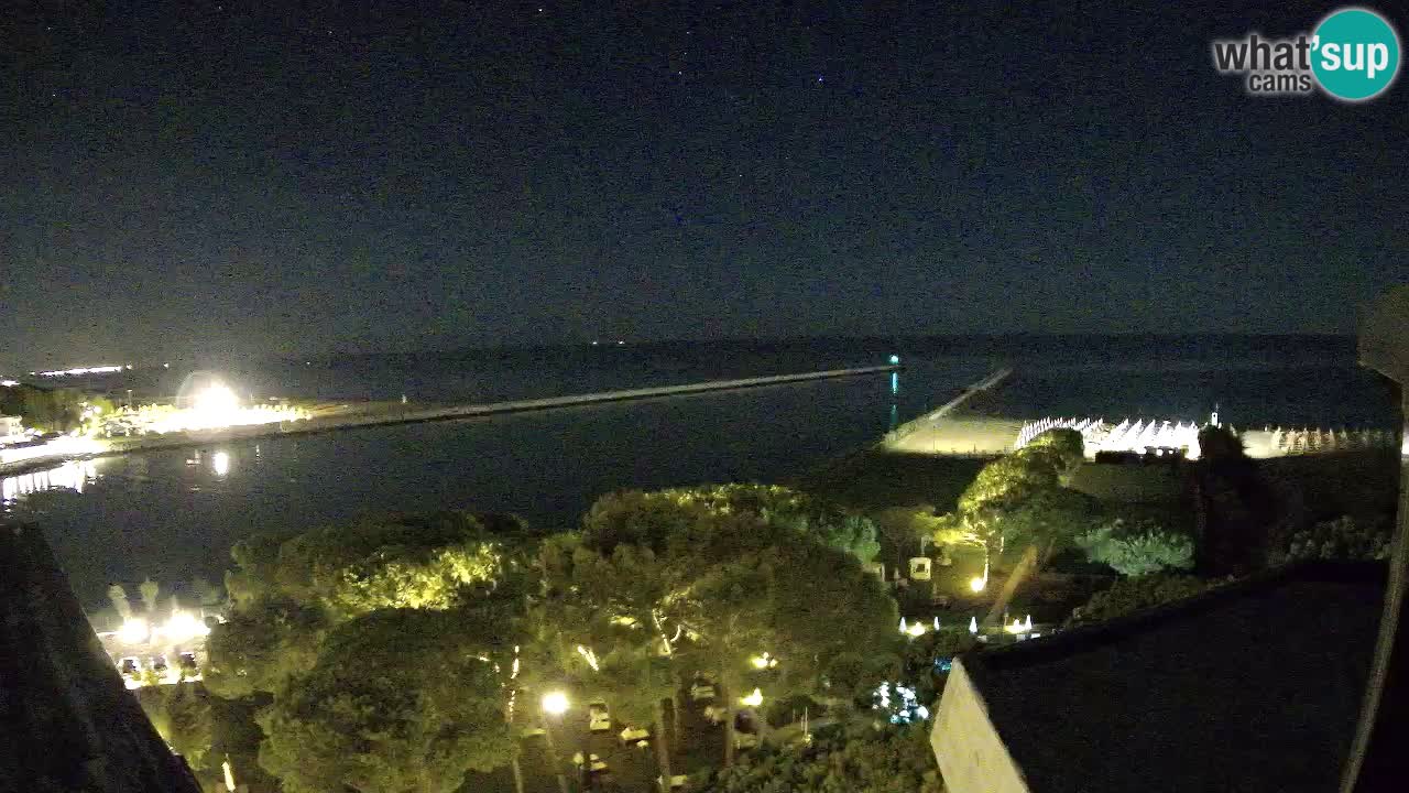 Caorle webcam Pic Nic – plage Ponente – rivière Livenza