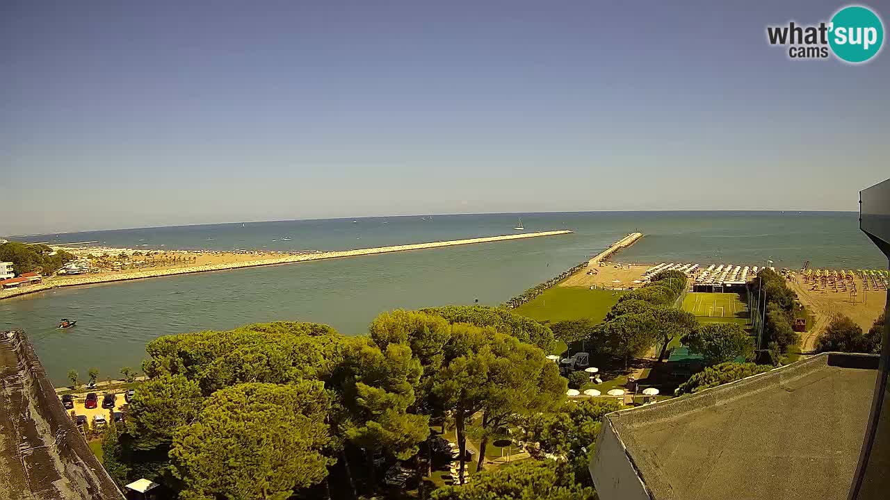 Caorle webcam Pic Nic – plage Ponente – rivière Livenza
