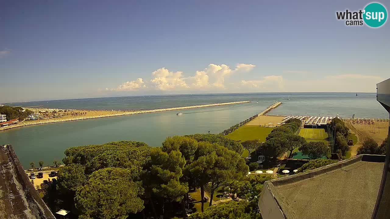 Caorle webcam Pic Nic – plage Ponente – rivière Livenza