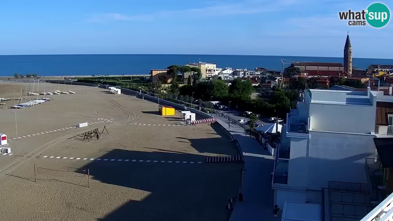 Caorle webcam – Levante beach – Hotel Stellamare