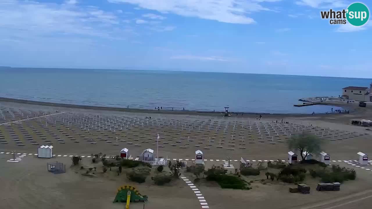 Caorle webcam – Levante beach – Hotel Stellamare