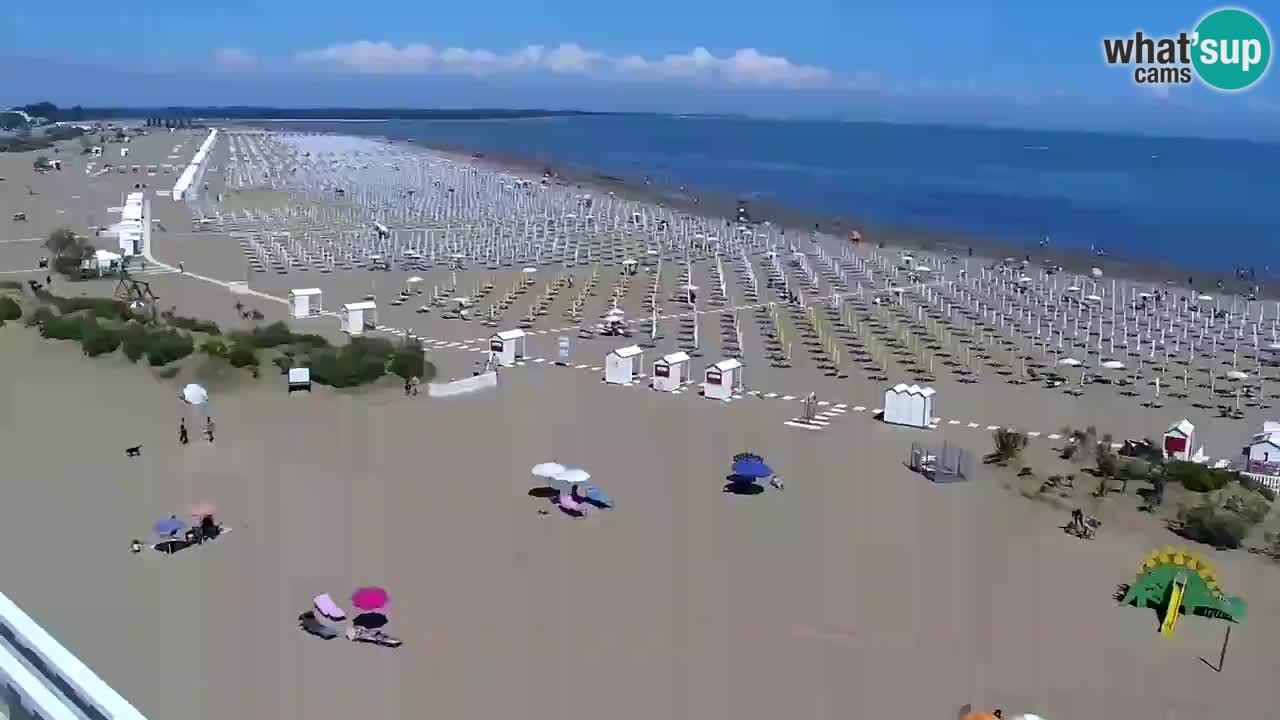 Caorle webcam – Levante beach – Hotel Stellamare