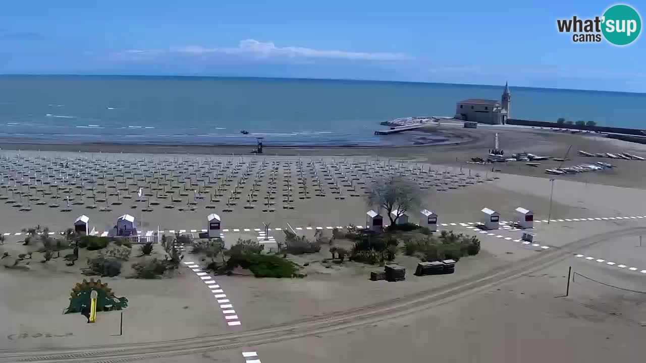 Caorle webcam – Levante beach – Hotel Stellamare