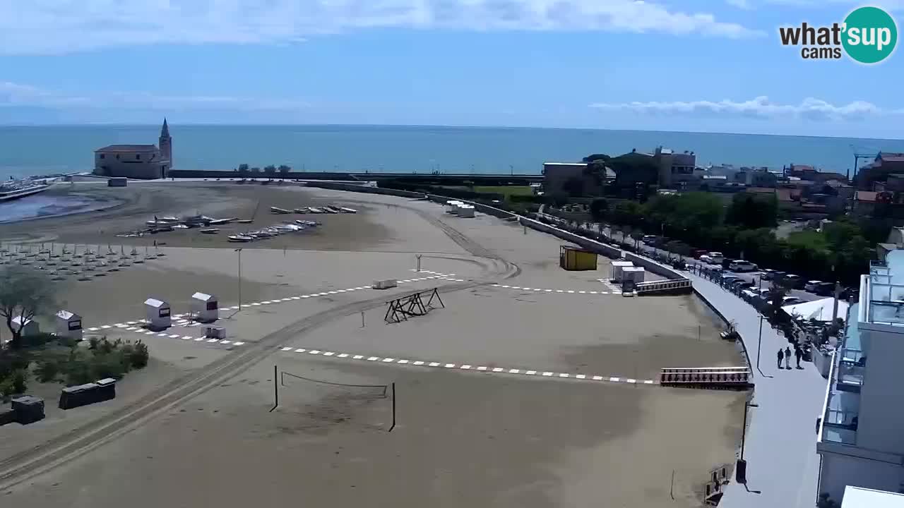 Caorle plaža Levante Spletna kamera  – Hotel Stellamare
