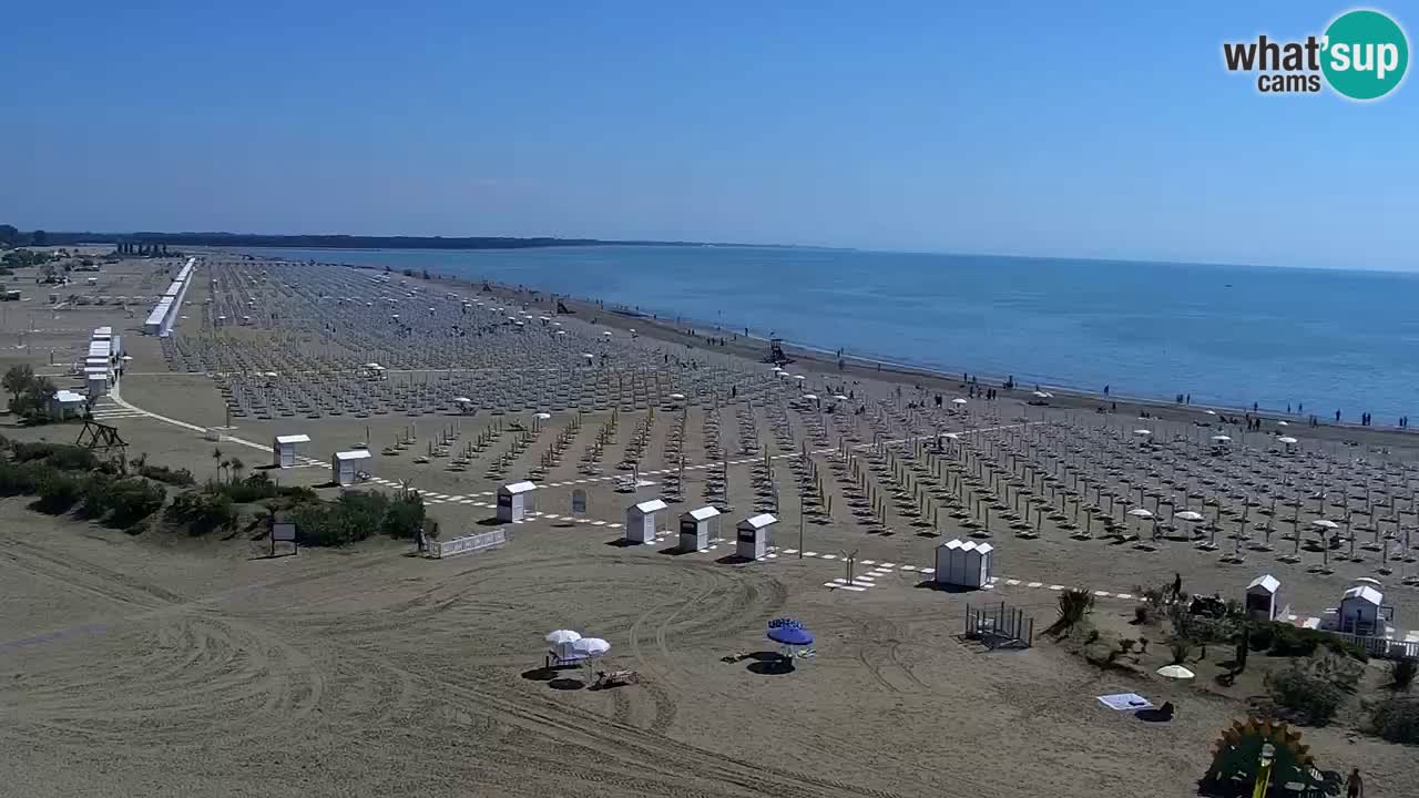 Webcam Caorle – La spiaggia di Levante – Hotel Stellamare