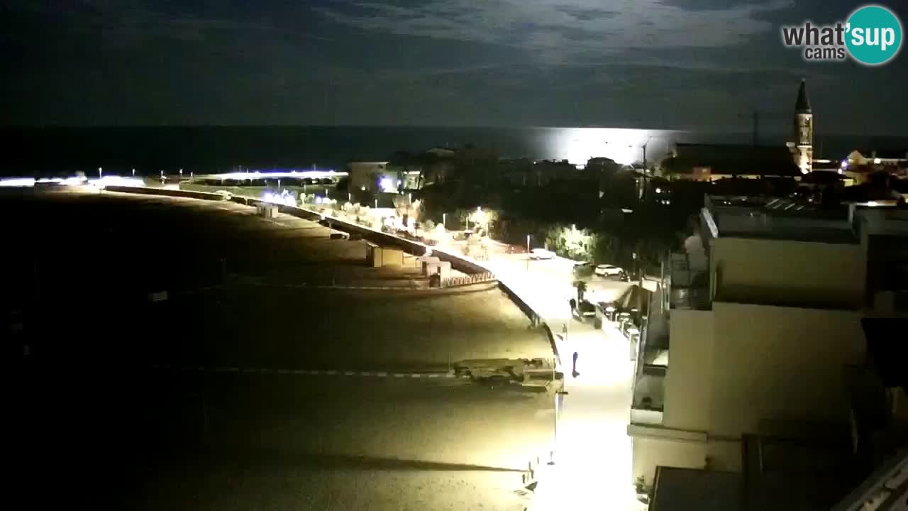 Caorle Playa Levante camera web | Hotel Stellamare