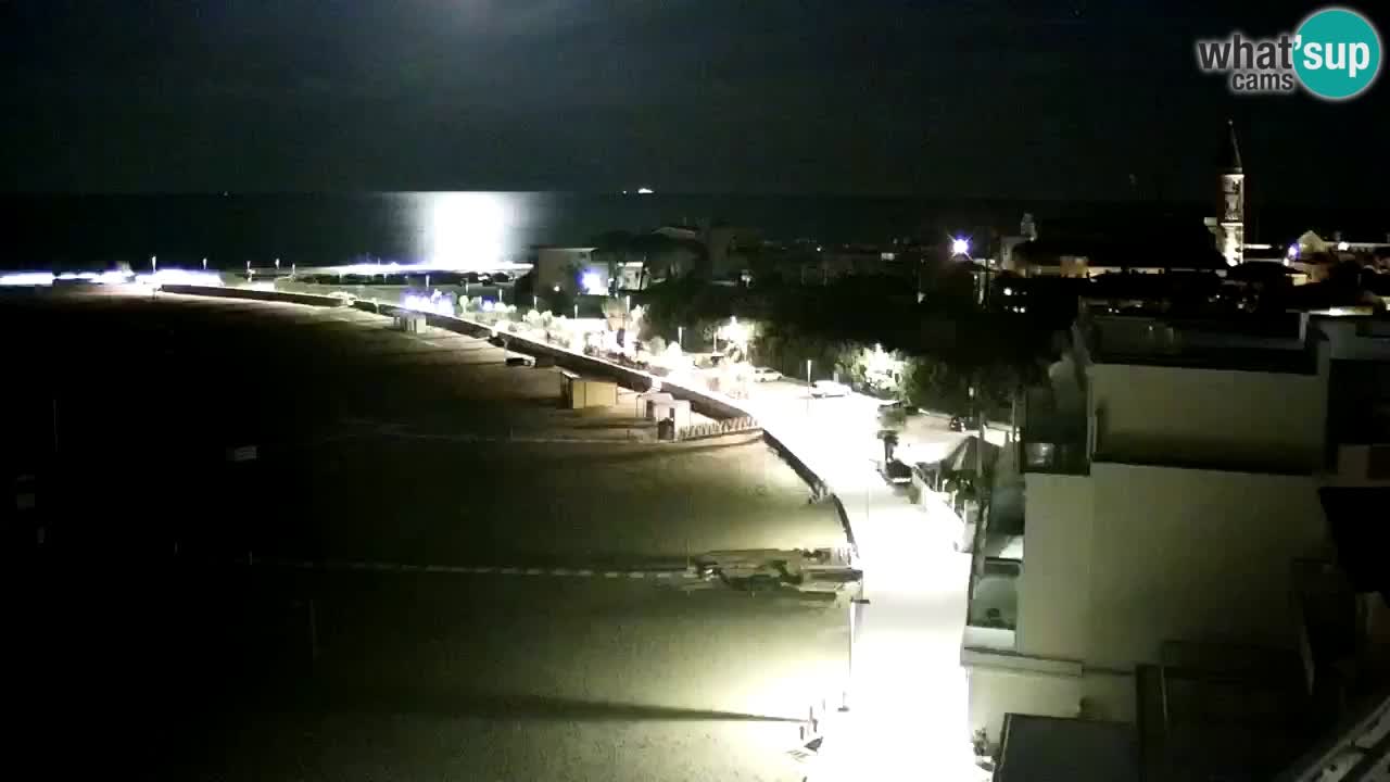 Caorle plaža Levante Spletna kamera  – Hotel Stellamare