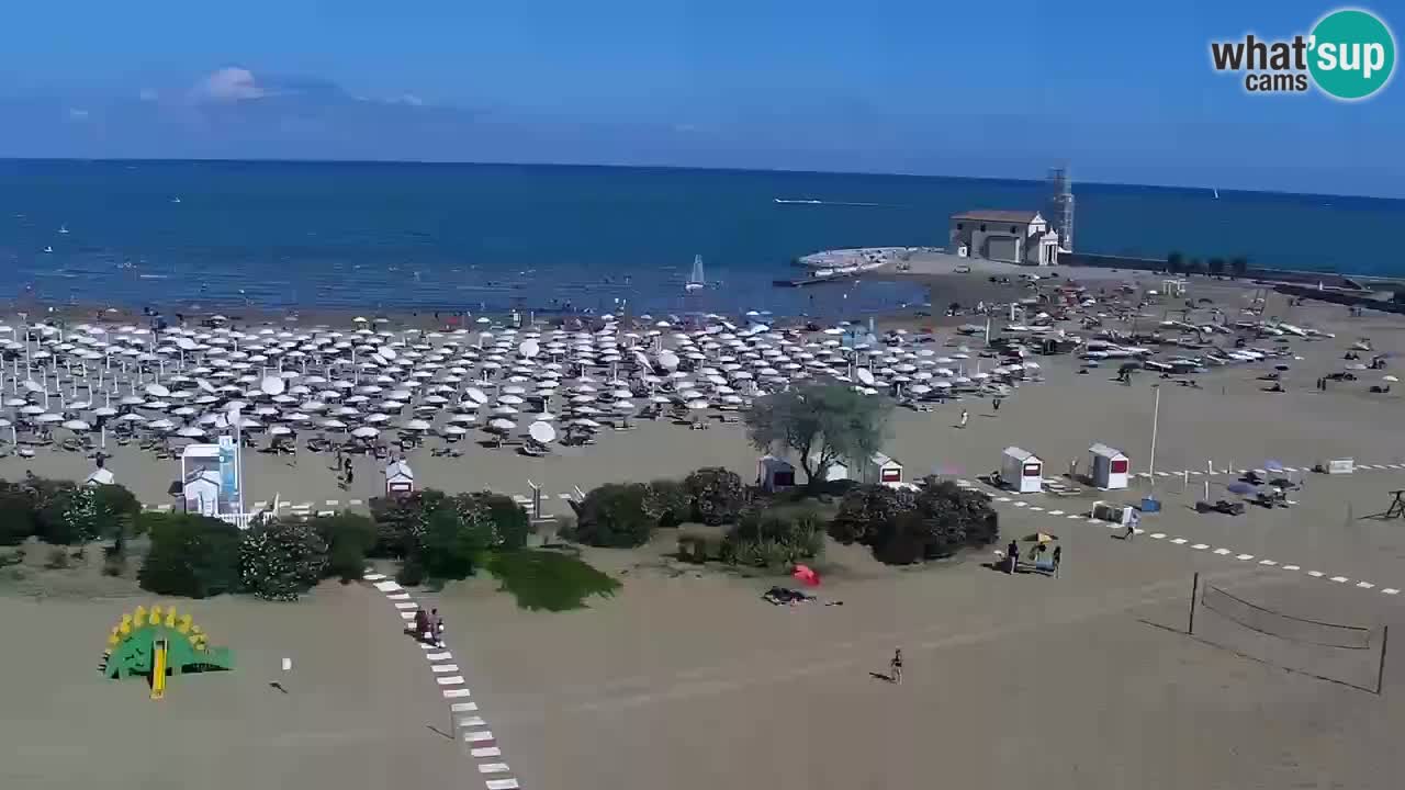Caorle web kamera plaža Levante – Hotel Stellamare