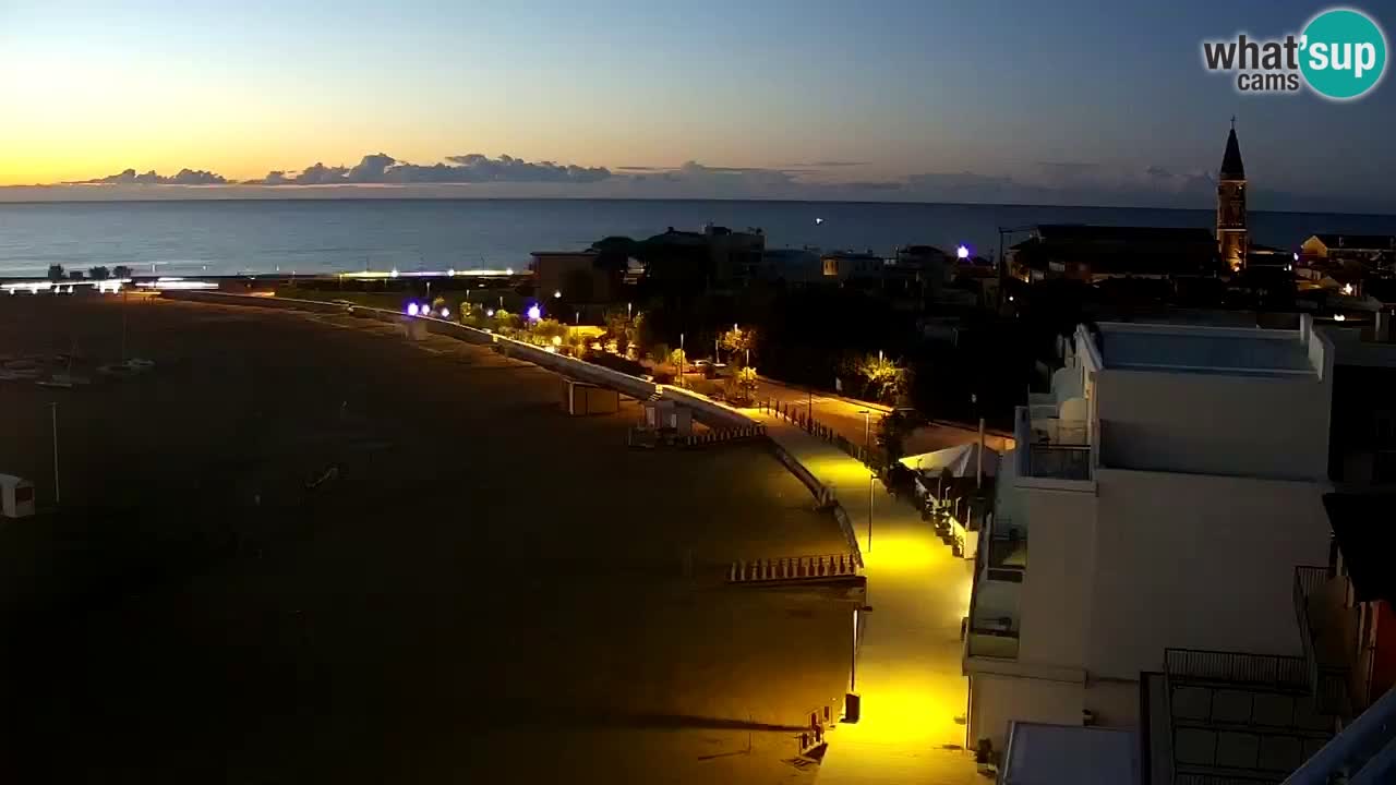 Caorle webcam – Levante beach – Hotel Stellamare