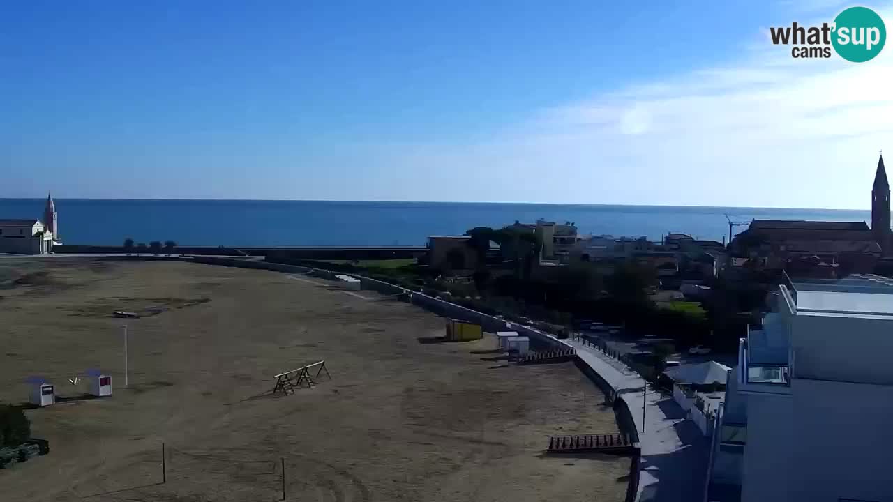 Caorle plaža Levante Spletna kamera  – Hotel Stellamare