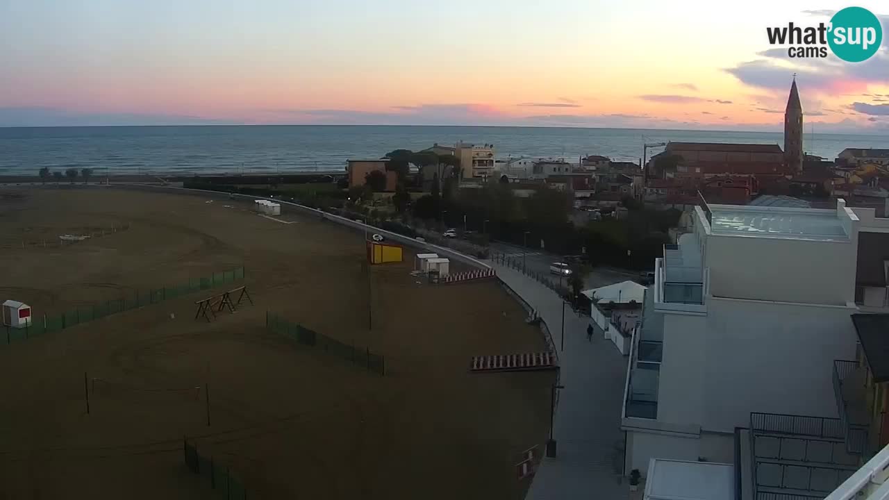 Caorle plaža Levante Spletna kamera  – Hotel Stellamare