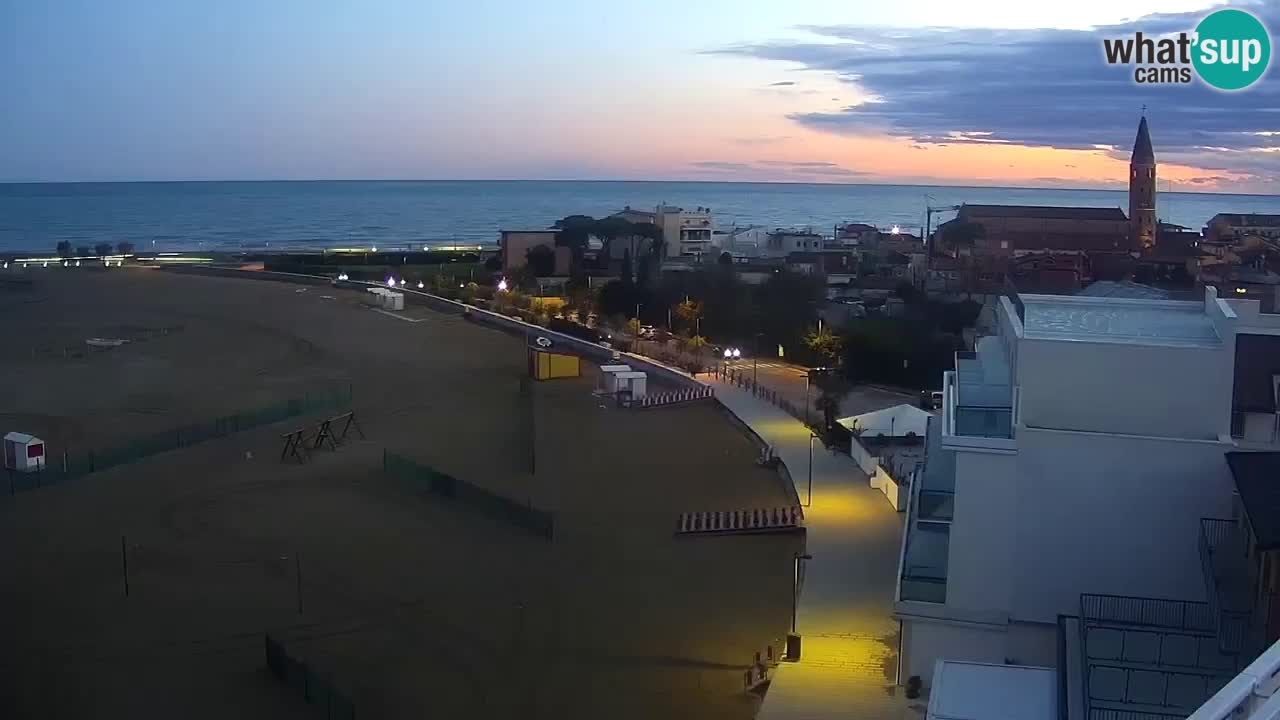 Caorle web kamera plaža Levante – Hotel Stellamare