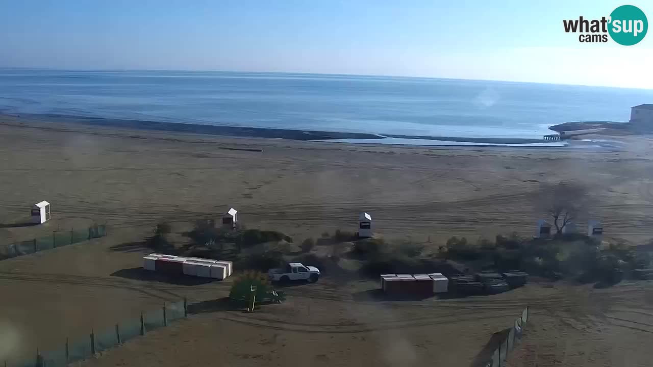 Caorle plaža Levante Spletna kamera  – Hotel Stellamare