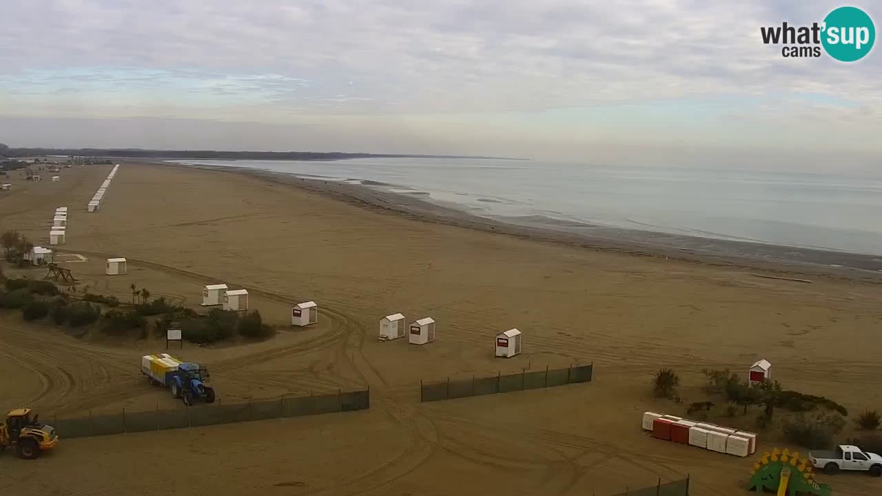 Caorle Playa Levante camera web | Hotel Stellamare