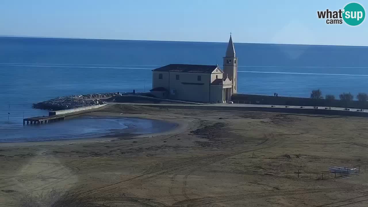 Caorle plaža Levante Spletna kamera  – Hotel Stellamare