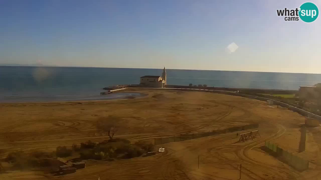 Caorle plaža Levante Spletna kamera  – Hotel Stellamare