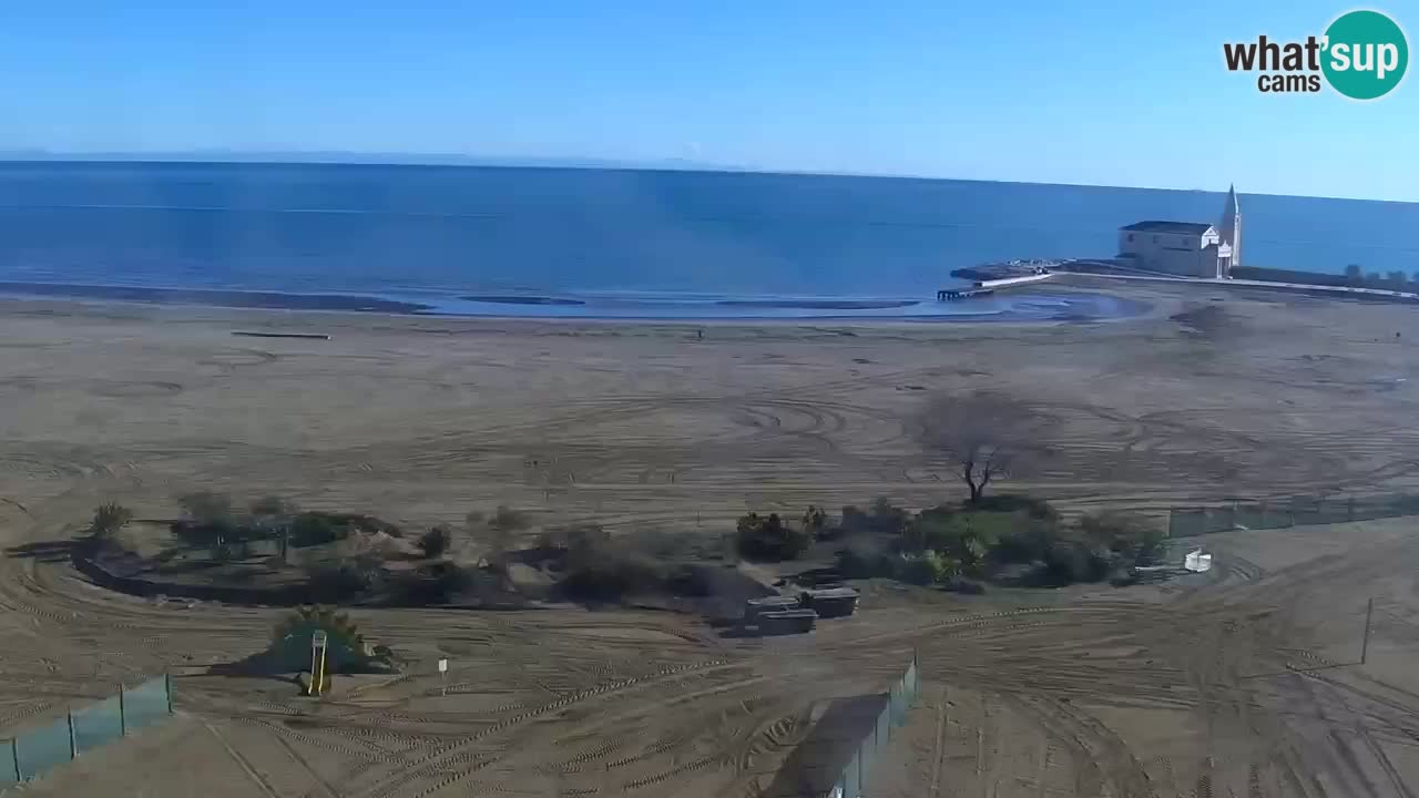 Caorle plaža Levante Spletna kamera  – Hotel Stellamare