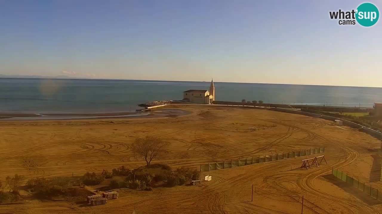 Caorle web kamera plaža Levante – Hotel Stellamare