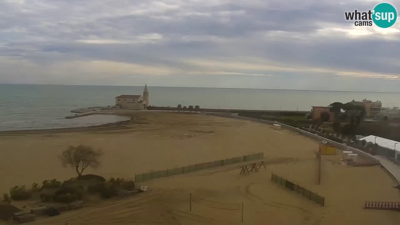 Caorle plaža Levante Spletna kamera  – Hotel Stellamare