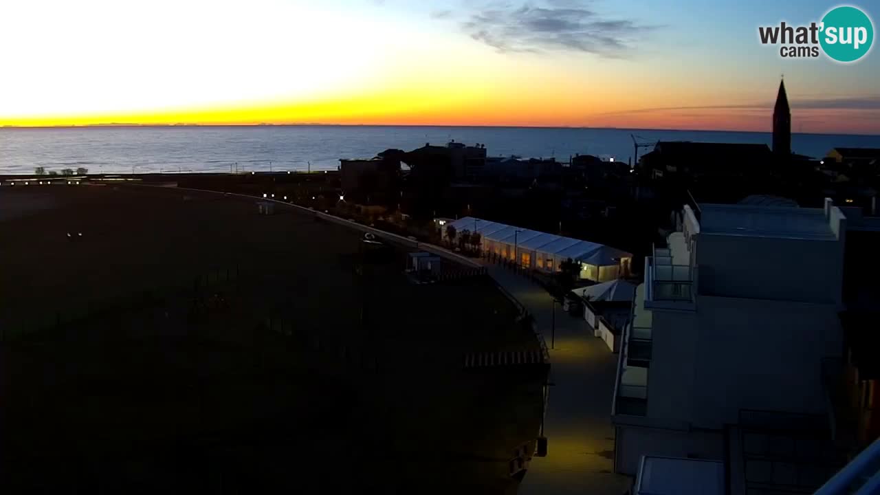 Caorle web kamera plaža Levante – Hotel Stellamare