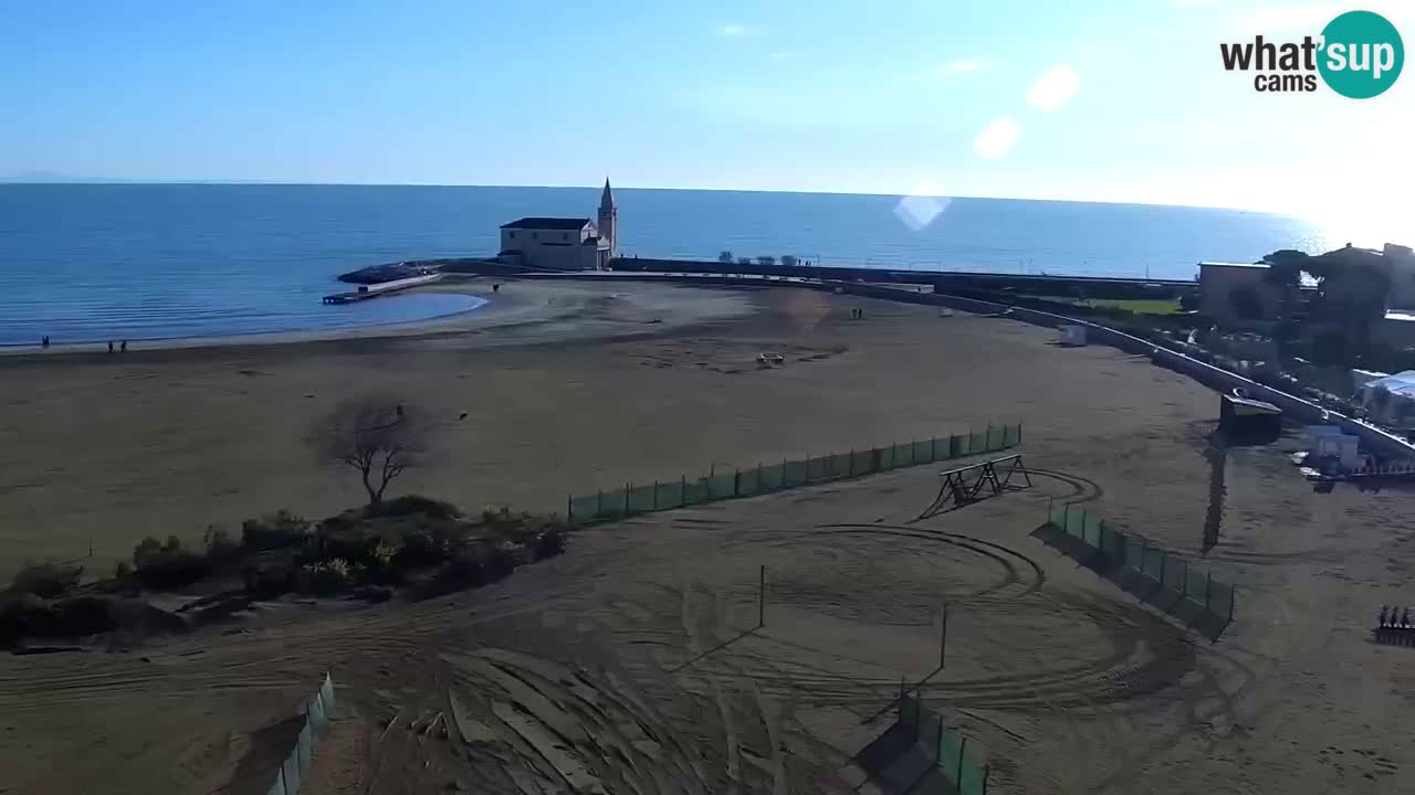 Caorle plaža Levante Spletna kamera  – Hotel Stellamare