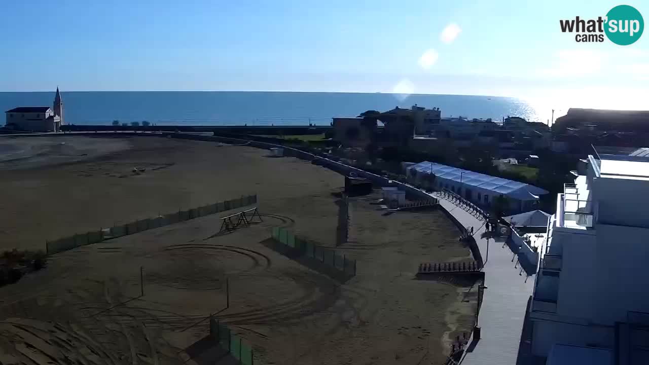 Webcam Caorle – La spiaggia di Levante – Hotel Stellamare