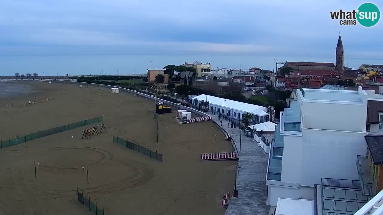 Livecam Caorle Plage de Levante – Hotel Stellamare