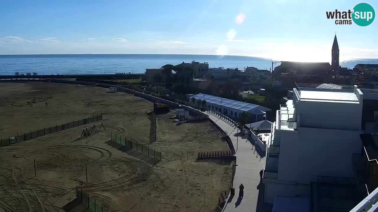 Webcam Caorle – La spiaggia di Levante – Hotel Stellamare