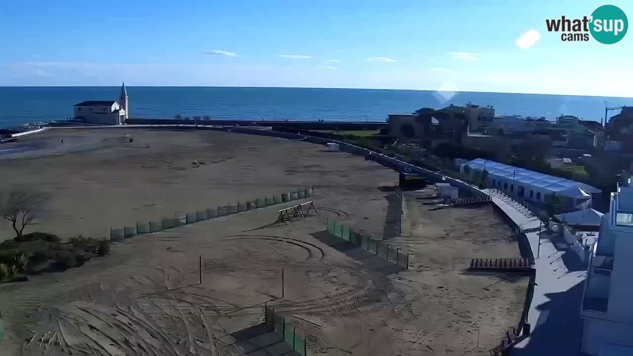 Webcam Caorle – La spiaggia di Levante – Hotel Stellamare