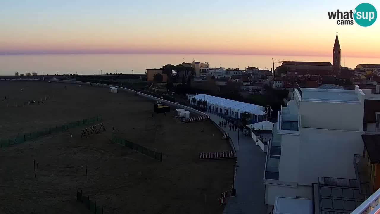 Caorle plaža Levante Spletna kamera  – Hotel Stellamare