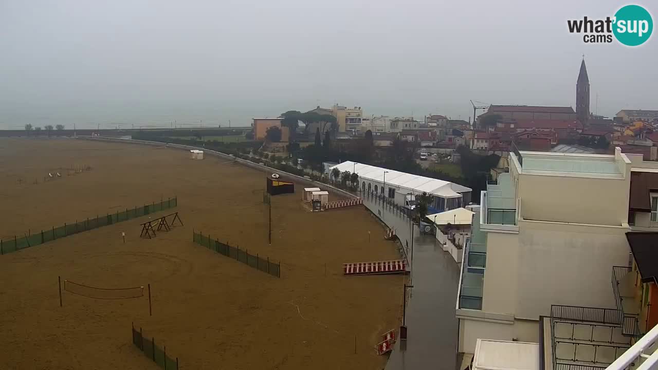 Caorle plaža Levante Spletna kamera  – Hotel Stellamare