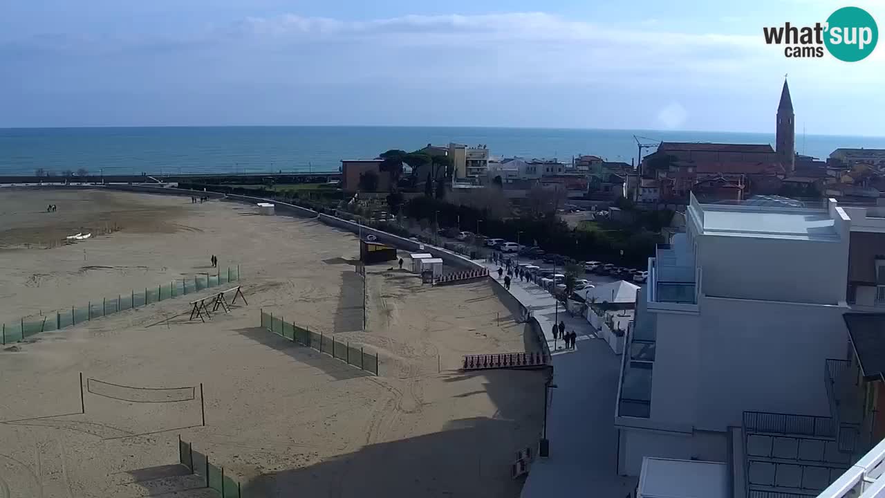 Webcam Caorle – La spiaggia di Levante – Hotel Stellamare