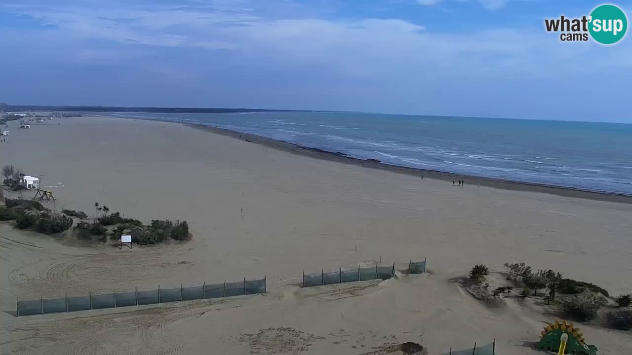 Webcam Caorle Levante beach live