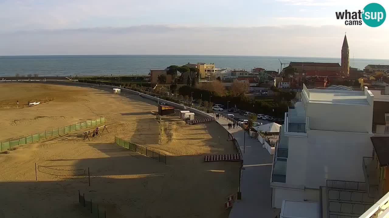 Caorle web kamera plaža Levante – Hotel Stellamare