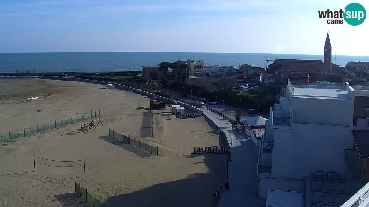 Livecam Caorle Plage de Levante – Hotel Stellamare