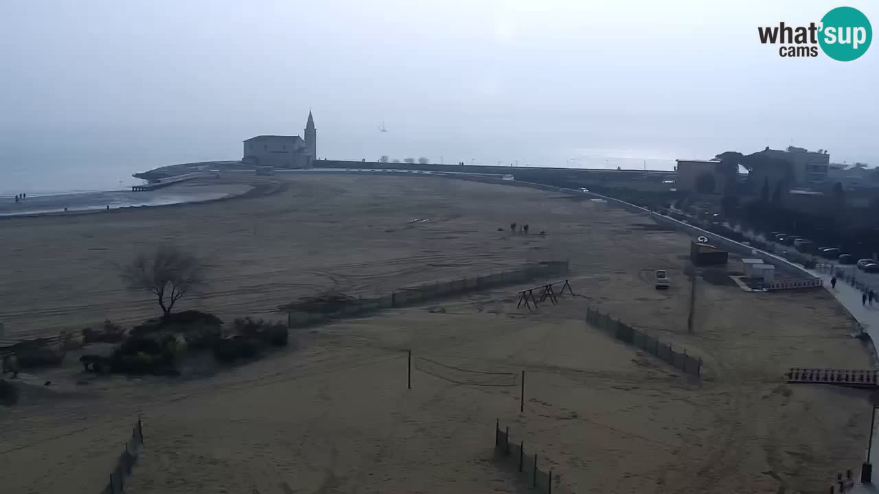 Caorle plaža Levante Spletna kamera  – Hotel Stellamare