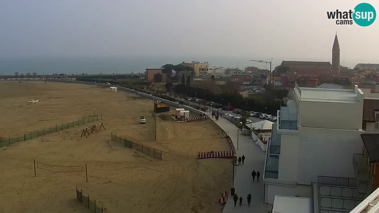 Caorle plaža Levante Spletna kamera  – Hotel Stellamare