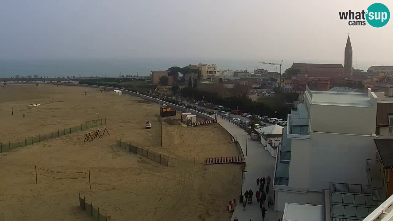 Caorle plaža Levante Spletna kamera  – Hotel Stellamare