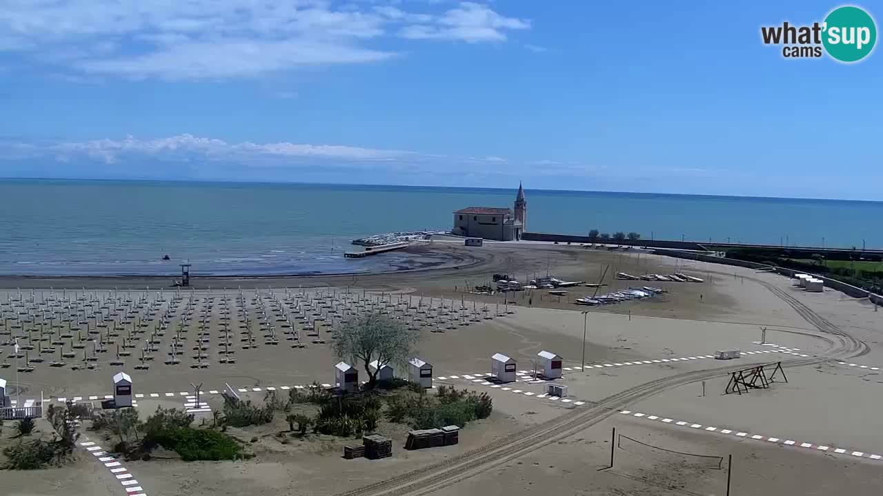 Livecam Caorle Plage de Levante – Hotel Stellamare