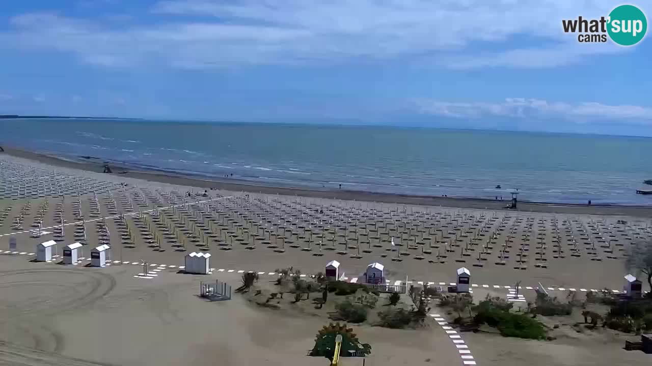 Caorle Playa Levante camera web | Hotel Stellamare